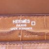 Pochette Hermès Verrou in coccodrillo marrone - Detail D3 thumbnail