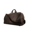 Bolsa de viaje Louis Vuitton Kendall en cuero taiga marrón - 00pp thumbnail