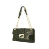 Fendi Baguette handbag in green python - 00pp thumbnail
