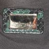 Fendi Baguette handbag in green python - Detail D4 thumbnail