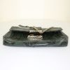 Fendi Baguette handbag in green python - Detail D5 thumbnail