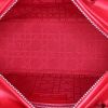 Dior Lady Dior medium model handbag in red leather cannage - Detail D3 thumbnail