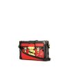 Louis Vuitton Petite Malle bag in red epi leather and black leather - 00pp thumbnail