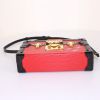 Louis Vuitton Petite Malle bag in red epi leather and black leather - Detail D5 thumbnail