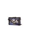 Louis Vuitton Petite Malle shoulder bag in blue epi leather and black leather - 00pp thumbnail
