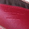 Bolsito de mano Dior Cannage en charol rojo - Detail D3 thumbnail