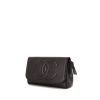 Chanel pouch in black grained leather - 00pp thumbnail