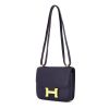 Hermes Constance handbag in navy blue epsom leather - 00pp thumbnail
