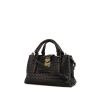 Bottega Veneta Roma mini handbag in black intrecciato leather - 00pp thumbnail