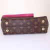 Louis Vuitton Cluny shoulder bag in brown monogram canvas and natural leather - Detail D5 thumbnail