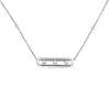 Messika Baby Move necklace in white gold and diamonds - 00pp thumbnail