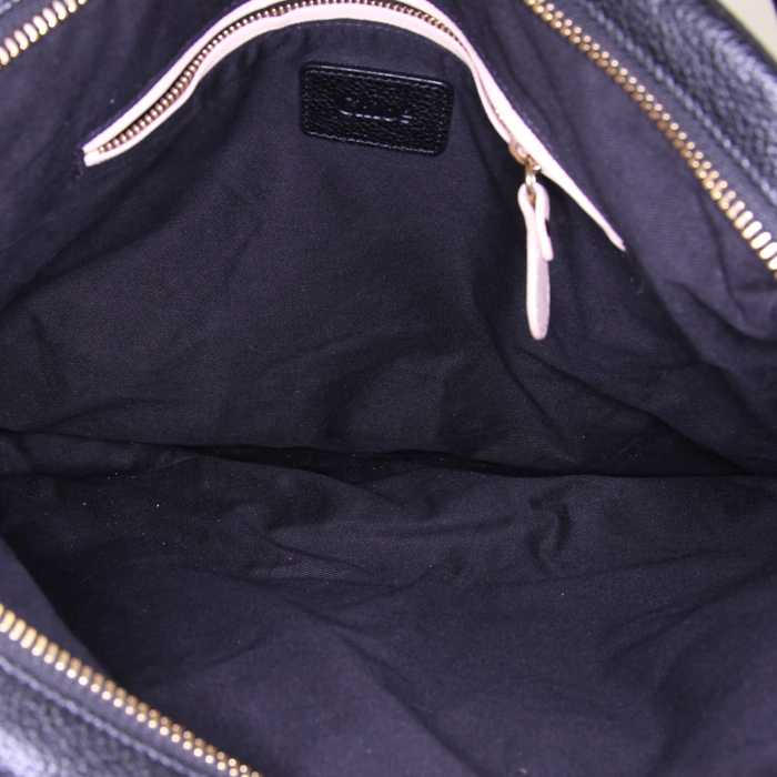 Borsa Chloé Paraty in pelle martellata nera - Detail D3