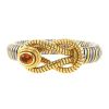 Cartier 1980's bracelet in yellow gold,  stainless steel and citrine - 00pp thumbnail