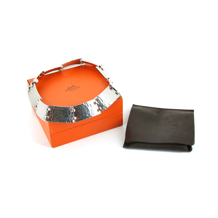 Collana Hermès Mousquetaire in argento - Detail D2