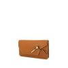 Hermès Clou De Forge pouch in gold Mysore leather - 00pp thumbnail