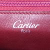 Bolso de mano Cartier Cabochon en cuero color burdeos - Detail D3 thumbnail