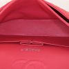 Chanel Timeless handbag in coral quilted grained leather - Detail D3 thumbnail
