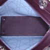 Sac cabas Dior Ultradior en cuir grainé aubergine - Detail D2 thumbnail