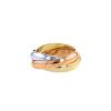 Bague Cartier Trinity moyen modèle en 3 ors, taille 50 - 00pp thumbnail