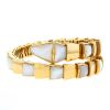 Articulated Bulgari Serpenti bracelet in yellow gold and mother of pearl - 00pp thumbnail