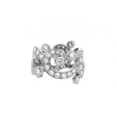 Anello Cartier Galanterie in platino e diamanti