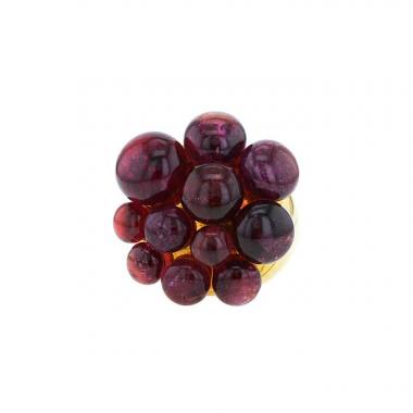 Pomellato Mora ring in yellow gold and tourmaline