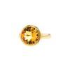 Poiray Fille ring in yellow gold and citrine, size 54 - 00pp thumbnail