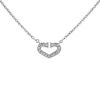 Collar Cartier Coeur et Symbole en oro blanco y diamantes - 00pp thumbnail