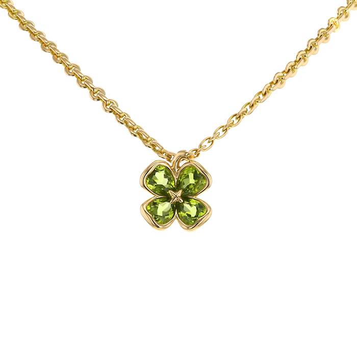 chanel - Chanel Clover Pendant Necklace