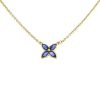 Tiffany & Co Victoria necklace in yellow gold and sapphires - 00pp thumbnail