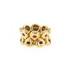 Half-flexible Chaumet 1980's ring in yellow gold and ruby - 00pp thumbnail