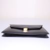 Bolsito de mano Hermès Cadenas en cuero box negro - Detail D4 thumbnail