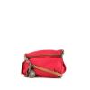 Lanvin Happy handbag in pink quilted leather and brown leather - 00pp thumbnail