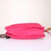 Bolso de mano Lanvin Happy en cuero acolchado rosa y cuero marrón - Detail D4 thumbnail