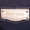 Bolso de mano Miu Miu en cuero negro - Detail D4 thumbnail