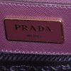 Prada Nylon shopping bag in purple quilted canvas and purple leather - Detail D4 thumbnail