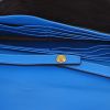 Bolso bandolera Gucci en cuero azul - Detail D2 thumbnail