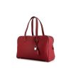 Bolso de mano Hermès en cuero taurillon clémence rojo - 00pp thumbnail