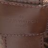 Bolso bandolera Louis Vuitton Naviglio en lona a cuadros revestida marrón y cuero marrón - Detail D3 thumbnail