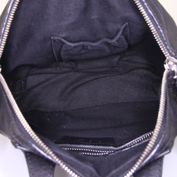 Borsa a tracolla Givenchy Nightingale piccola in pelle nera - Detail D3