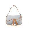 Dior handbag in Bleu Pale denim canvas and natural leather - 360 thumbnail