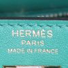 Hermes Kelly 25 cm handbag in green Bamboo Swift leather - Detail D4 thumbnail