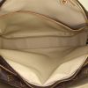 Louis Vuitton Alize travel bag in brown monogram canvas and natural leather - Detail D3 thumbnail