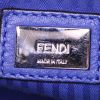 Fendi 2 Jours small model handbag in blue leather - Detail D3 thumbnail