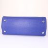 Borsa Fendi 2 Jours modello piccolo in pelle blu - Detail D4 thumbnail