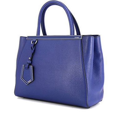 Fendi Pre-owned 1990-2000s Zucchino Shoulder Bag - Blue