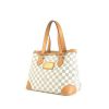 Louis Vuitton Hampstead small model shopping bag in azur damier canvas and natural leather - 00pp thumbnail