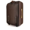 Louis Vuitton Pegase 70 cm soft suitcase in brown monogram canvas and natural leather - Detail D1 thumbnail
