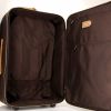 Louis Vuitton Pegase soft suitcase in brown monogram canvas and natural leather - Detail D3 thumbnail
