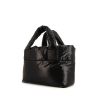 Chanel Coco Cocoon handbag in black canvas and black leather - 00pp thumbnail